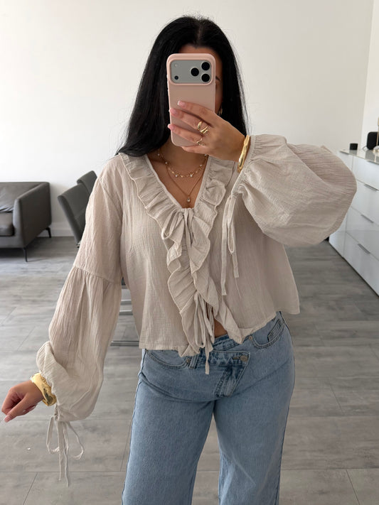 MUSSELINBLUSE DAHLIA Musselin kaufen | Miss Nova
