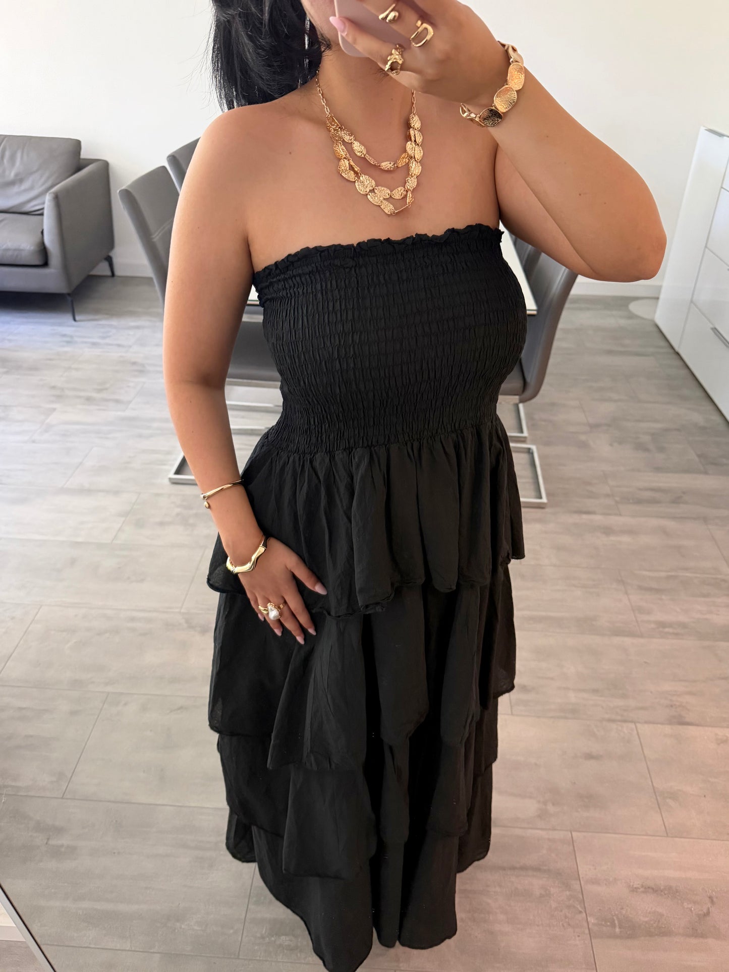BAUMWOLL-MAXIKLEID SOPHIA – Damenkleid bei Missnova
