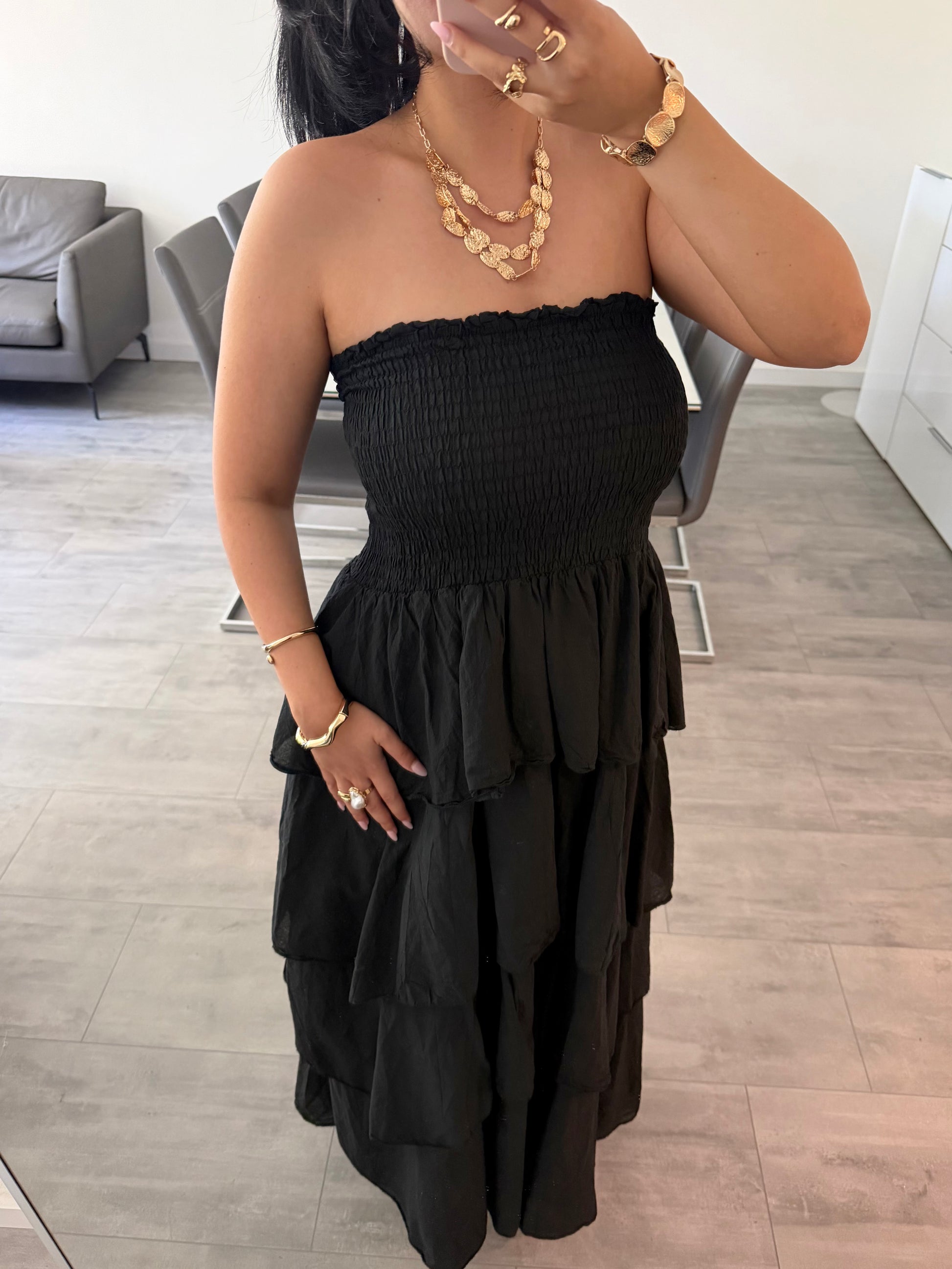 BAUMWOLL-MAXIKLEID SOPHIA – Damenkleid bei Missnova