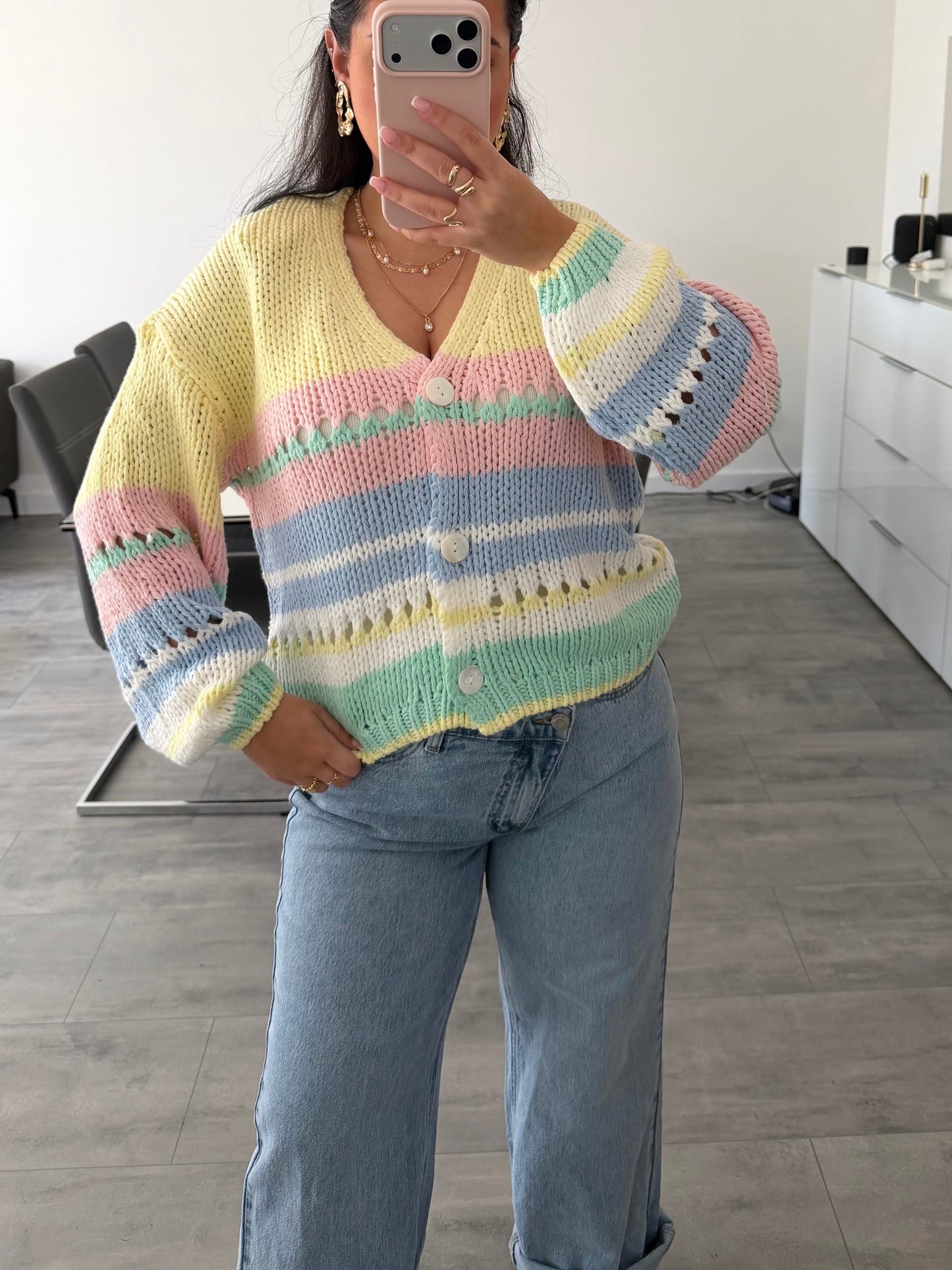 STRICKJACKE SKY – Miss Nova Damenmode