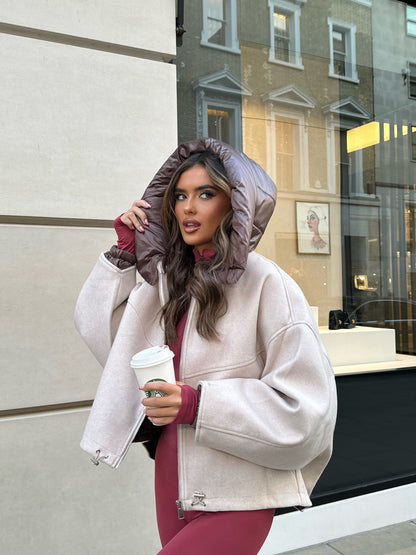 JACKE ELİN CREAM BEIGE – Damenmode bei Miss Nova