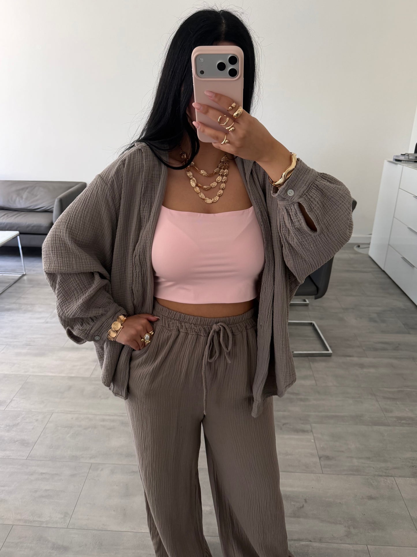 MUSSELIN HOSE LEYA