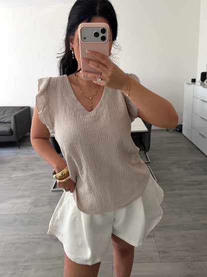 MUSSELIN TOP ESTHER – Musselin Mode Miss Nova