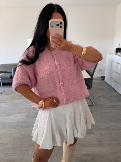 KURZARM STRICKCARDIGAN MALOU – Damenmode bei Miss Nova