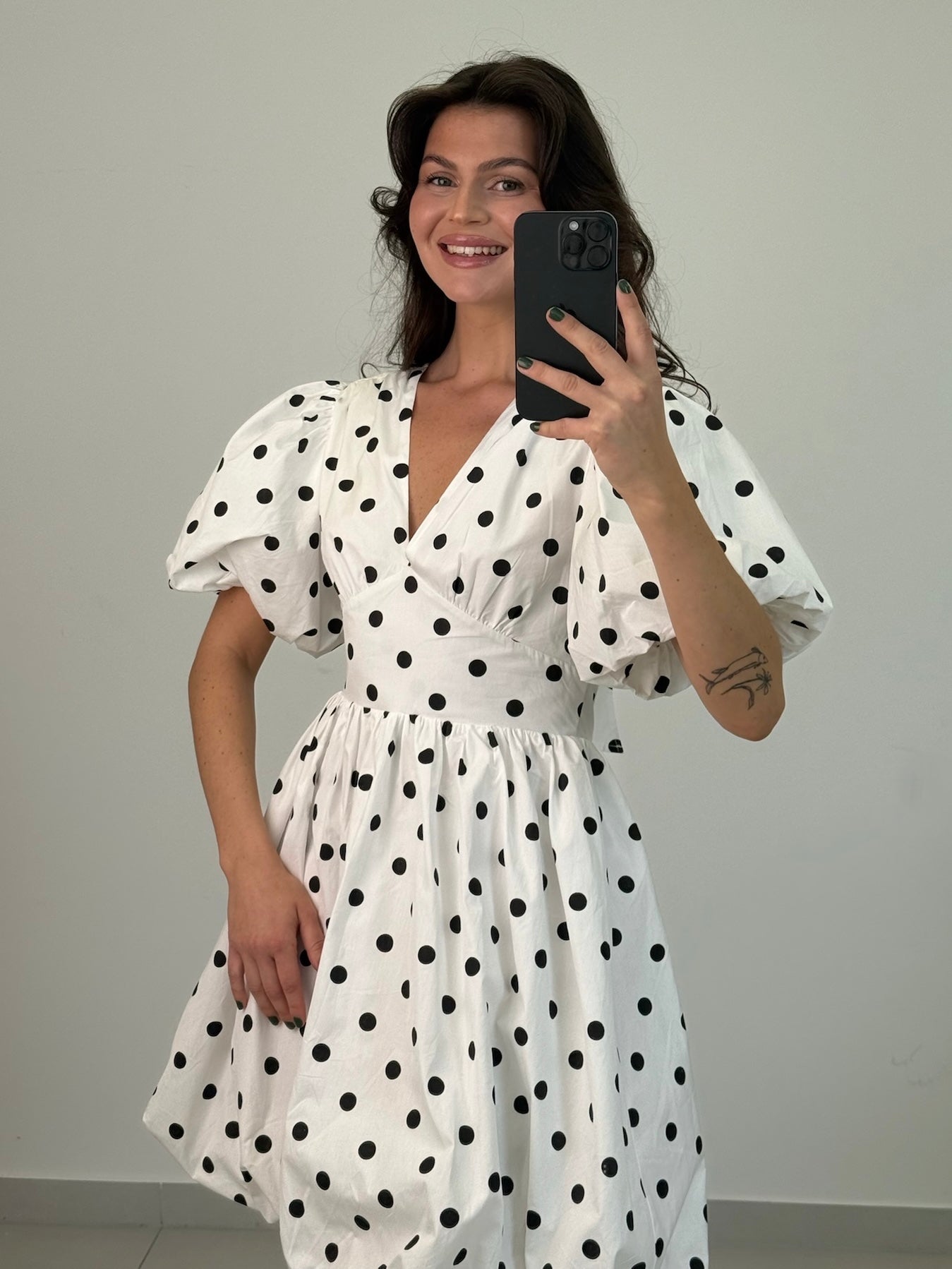 BAUMWOLLKLEID GEPUNKTET INES Ansicht 3 – Miss Nova Damenmode