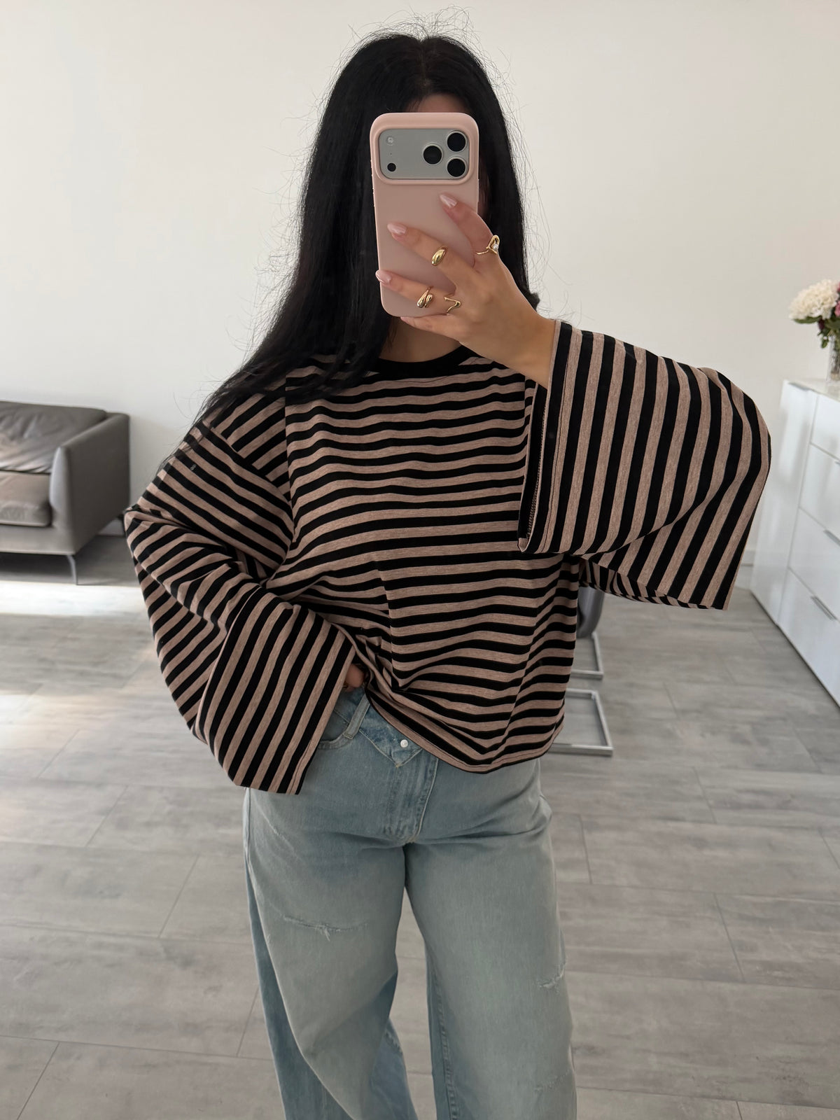 STRIPED COTTON LONGSLEEVE LINNEA