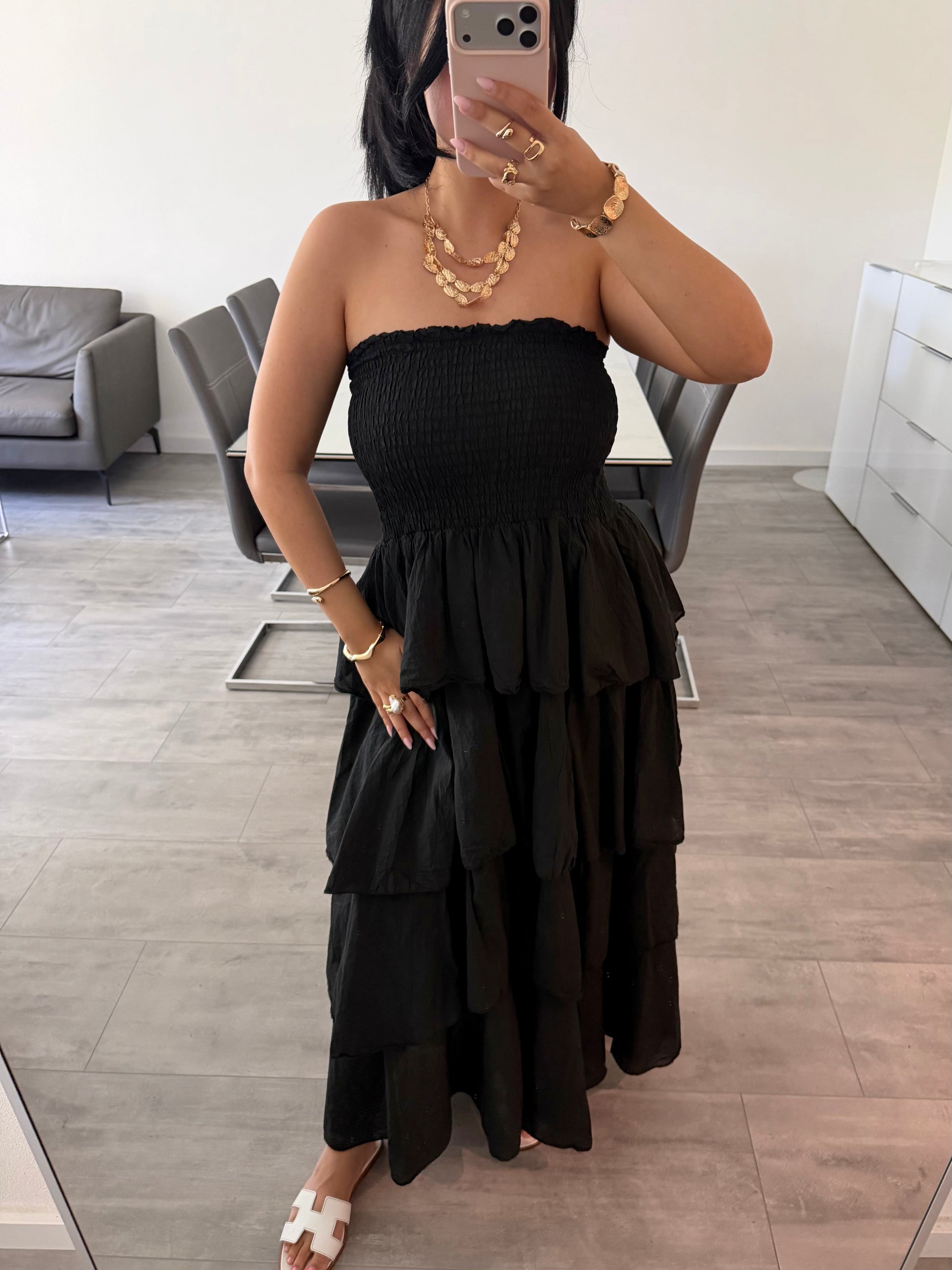 BAUMWOLL-MAXIKLEID SOPHIA – Damenkleid bei Missnova
