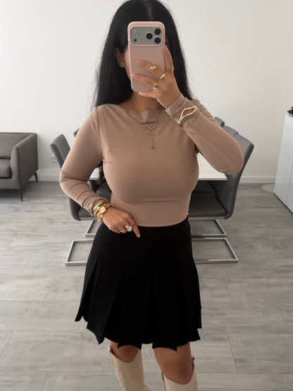SOFT TOUCH LONGSLEEVE MIT U-BOOT-AUSSCHNITT