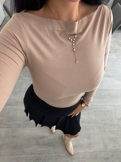 SOFT TOUCH LONGSLEEVE MIT U-BOOT-AUSSCHNITT