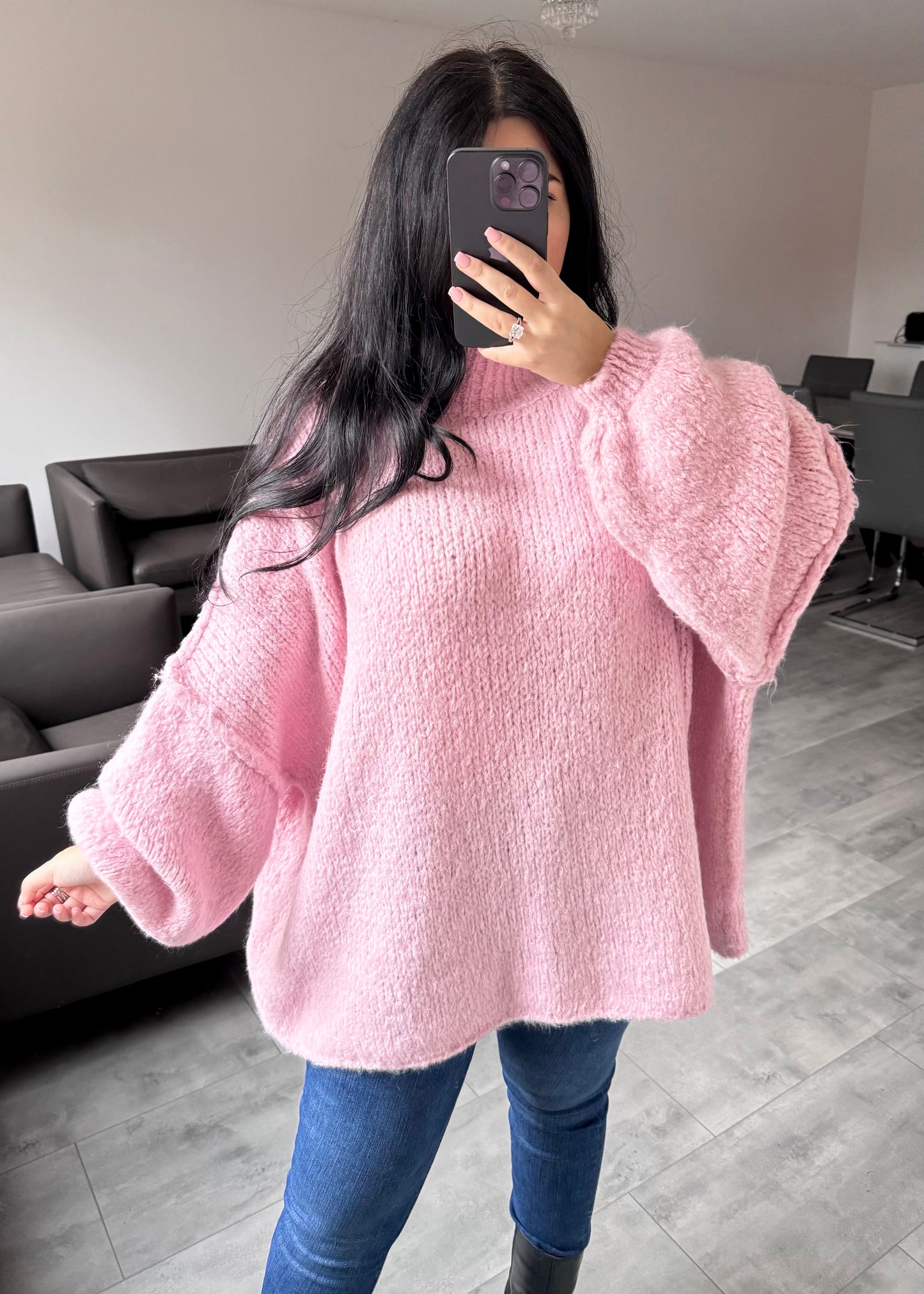 OVERSIZE PULLOVER FIONA ROSA