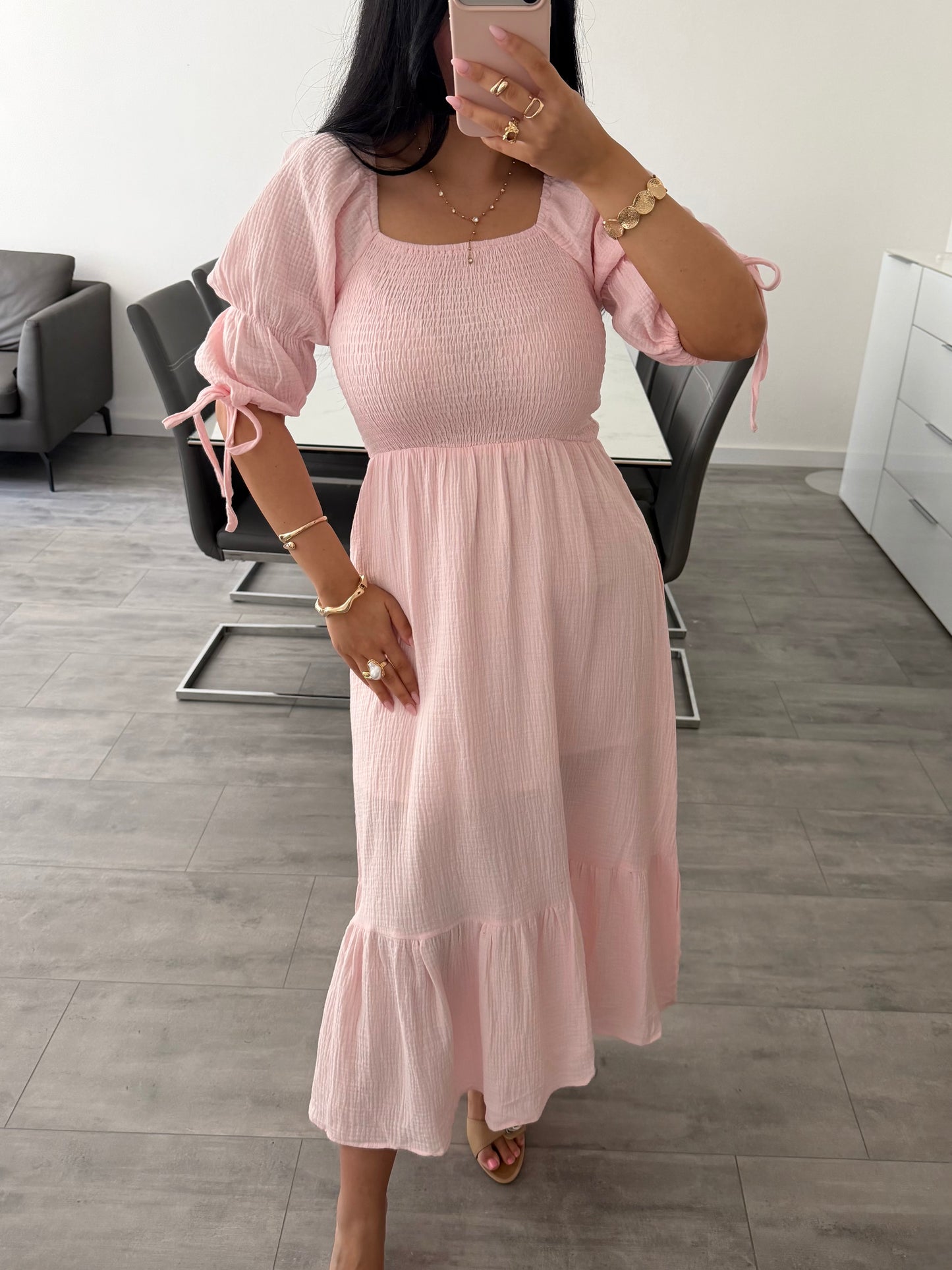 MUSSELIN KLEID HELEN