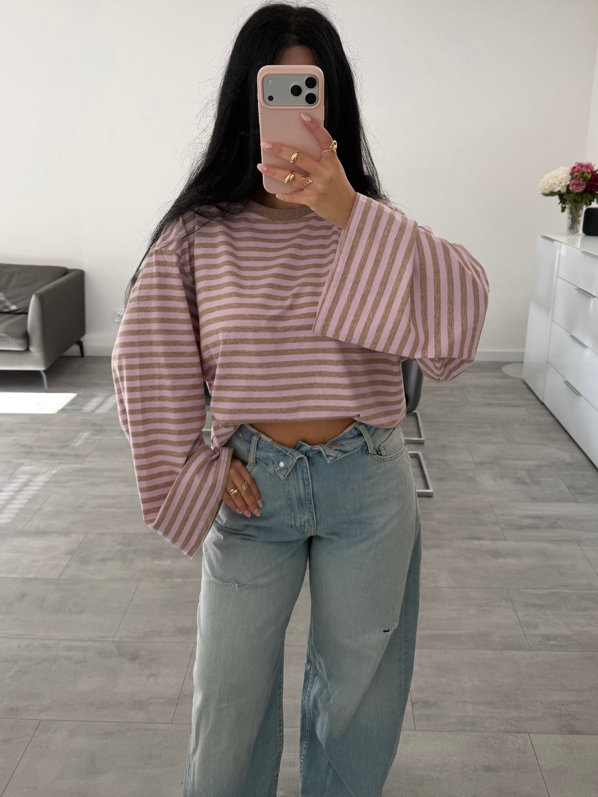 STRIPED COTTON LONGSLEEVE LINNEA