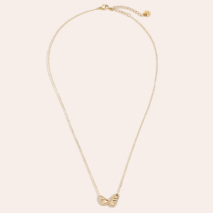 EDELSTAHL HALSKETTE DIAMOND BUTTERFLY – Damenmode bei Miss Nova
