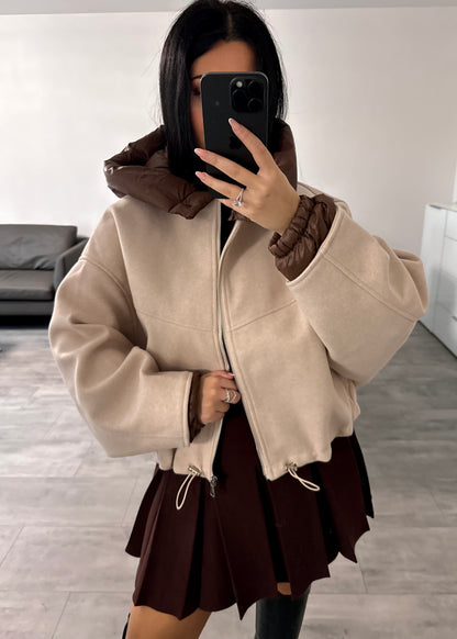 JACKE ELİN CREAM BEIGE