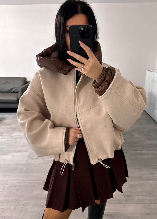 JACKE ELİN CREAM BEIGE