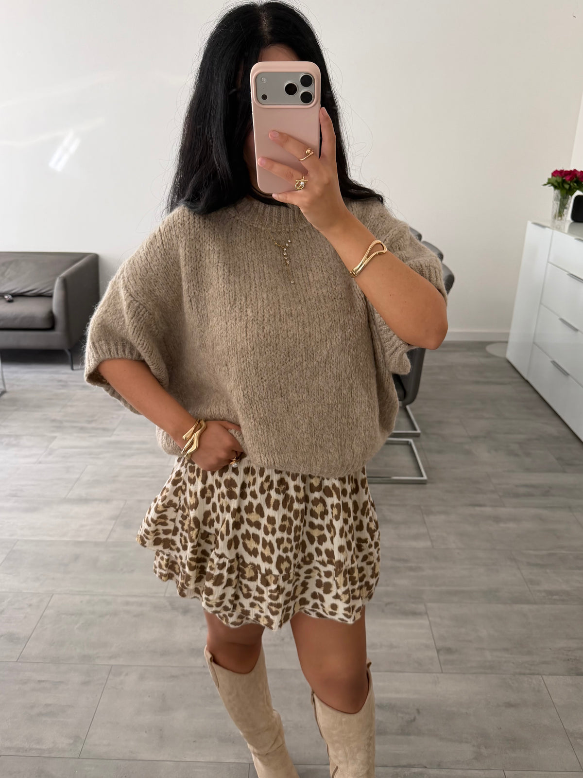 KURZARM PULLOVER NINA