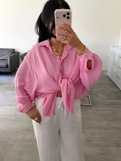 MUSSELIN BLUSE LEYA – Musselin Bluse bei Missnova