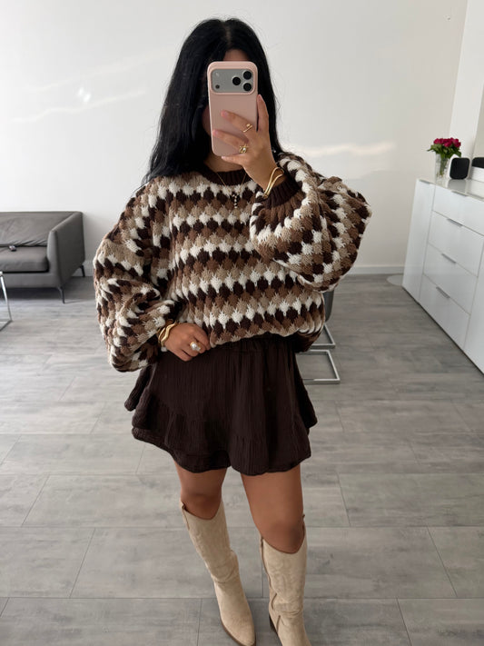 BUBBLE PULLOVER ZOE Musselin kaufen | Miss Nova