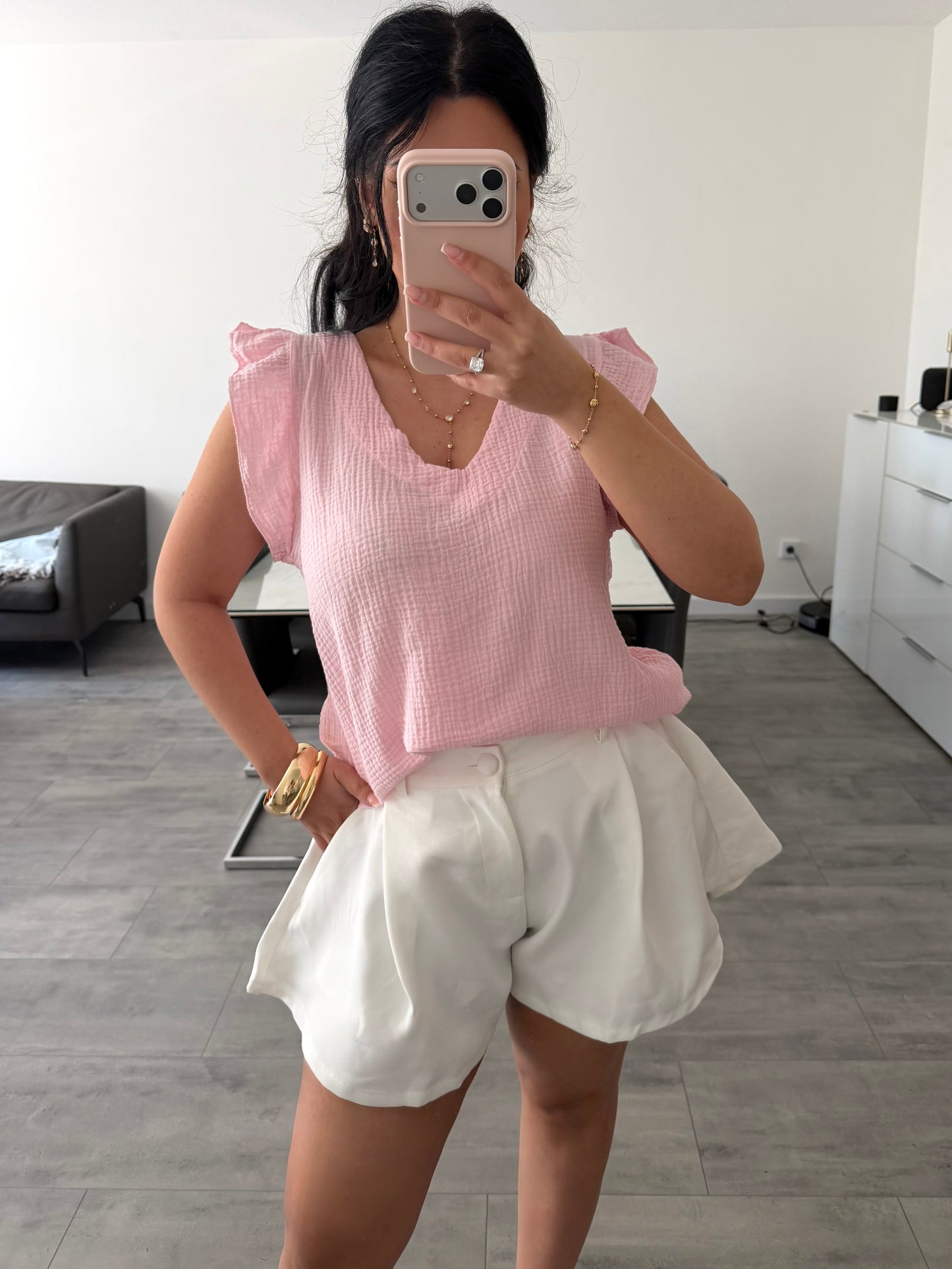 MUSSELIN TOP ESTHER – Musselin Mode Miss Nova