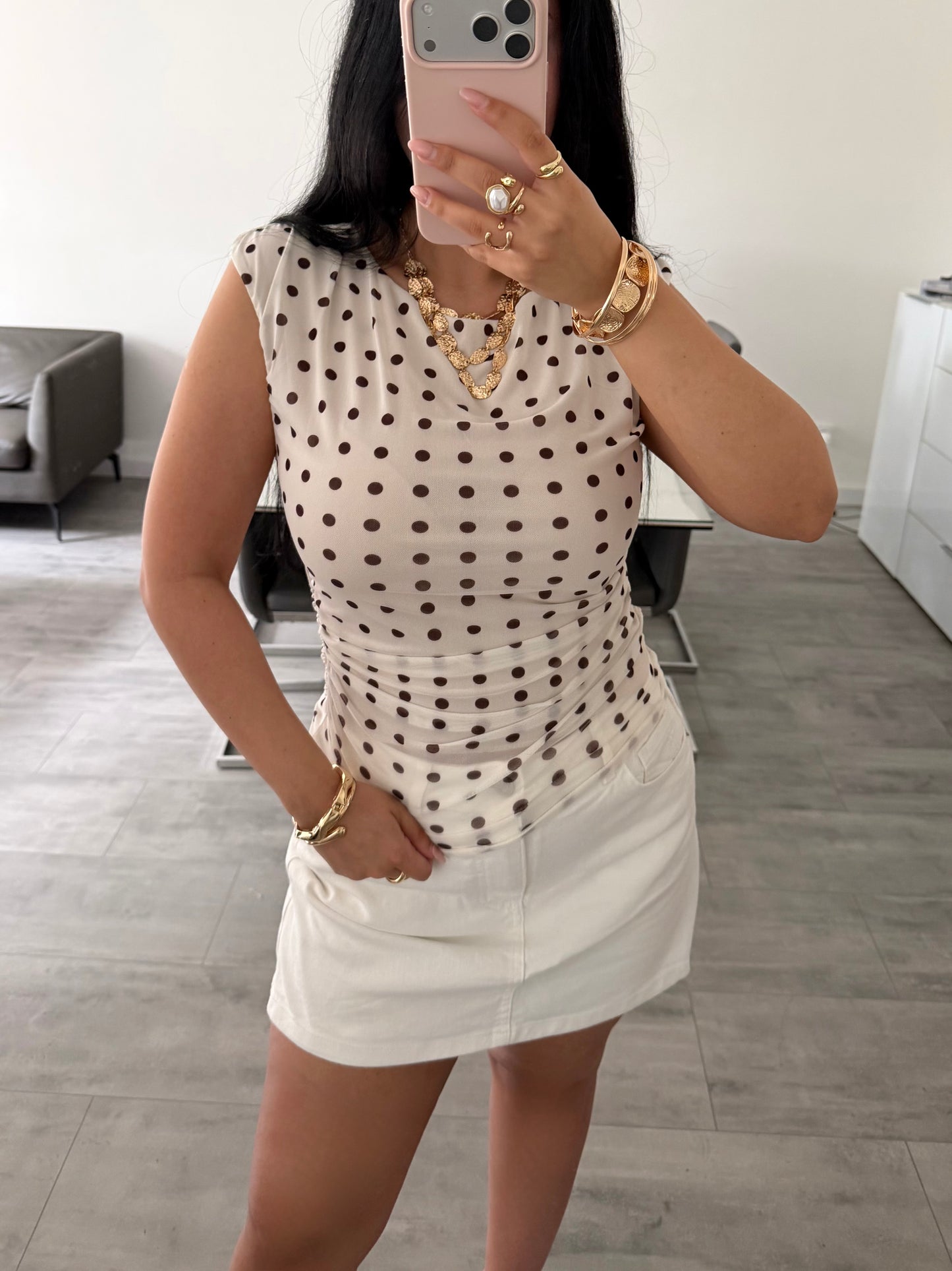 TOP FINNJA POLKA DOTS