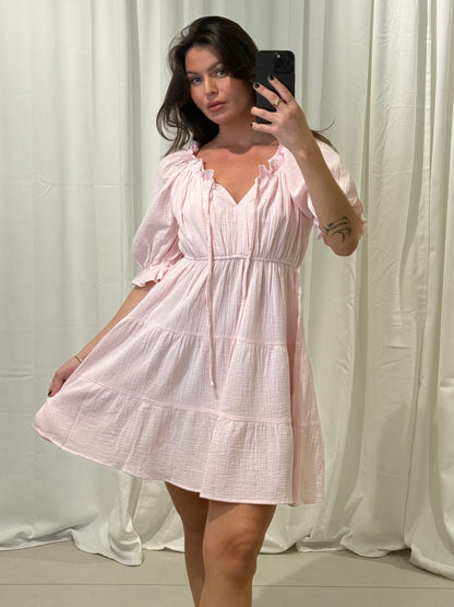 MUSSELIN BABYDOLLKLEID ELLA