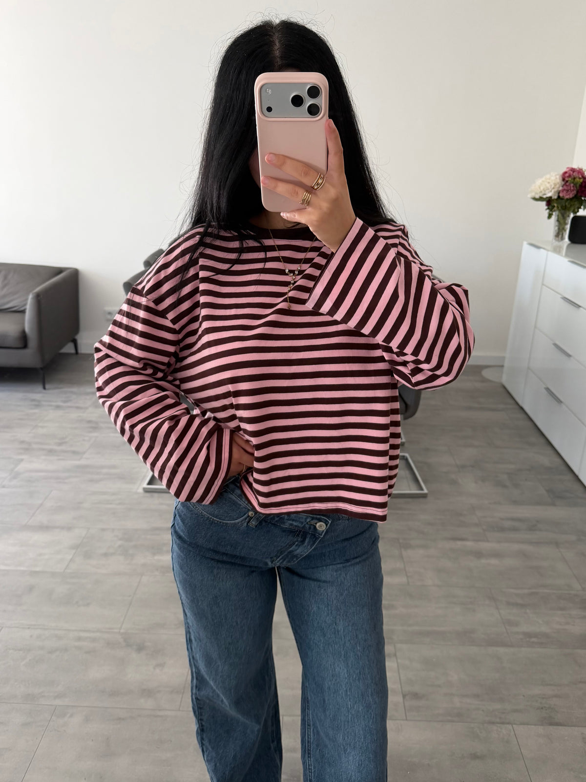 STRIPED COTTON LONGSLEEVE RUMI