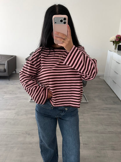 STRIPED COTTON LONGSLEEVE RUMI