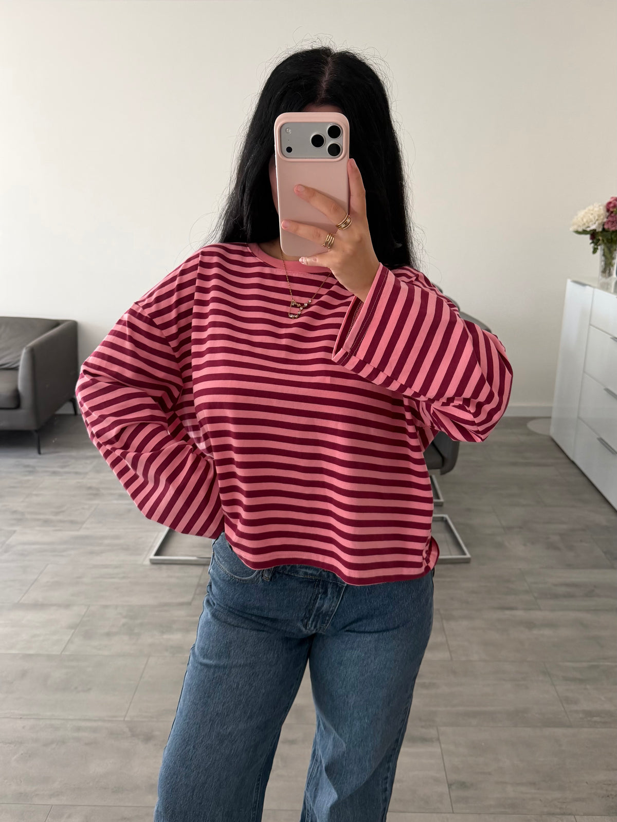 STRIPED COTTON LONGSLEEVE RUMI
