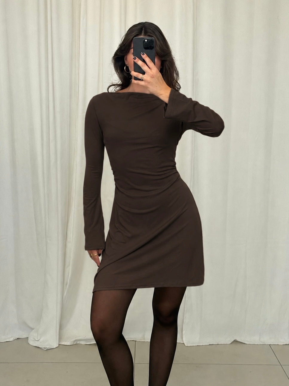 SOFT KLEID CELINE CHOCOLATE