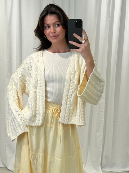 ZOPFMUSTER STRICKJACKE SERENA