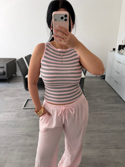MUSSELIN HOSE MAVIE ROSA – Musselin Mode Miss Nova