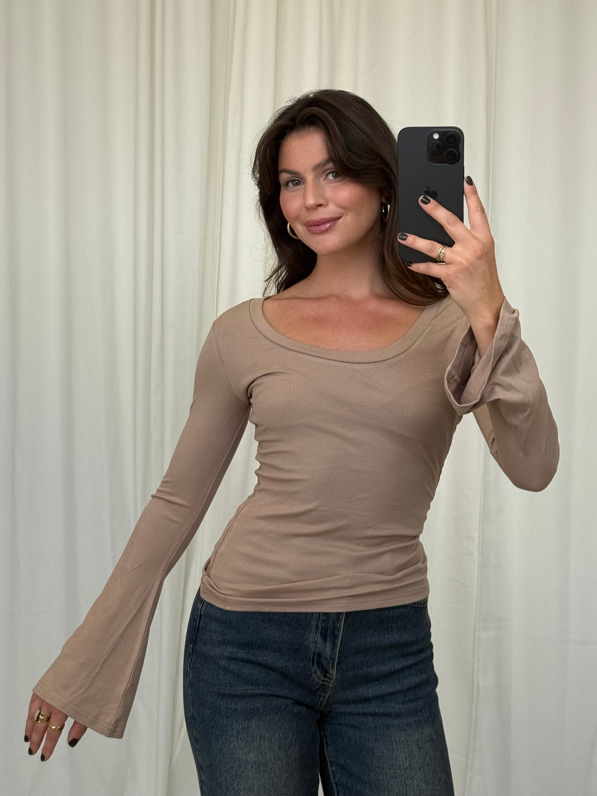 SOFT TOUCH LONGSLEEVE ANITA SOFT TAUPE