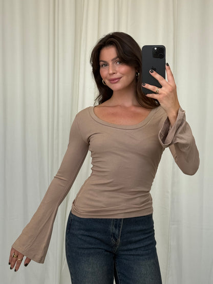 SOFT TOUCH LONGSLEEVE ANITA SOFT TAUPE