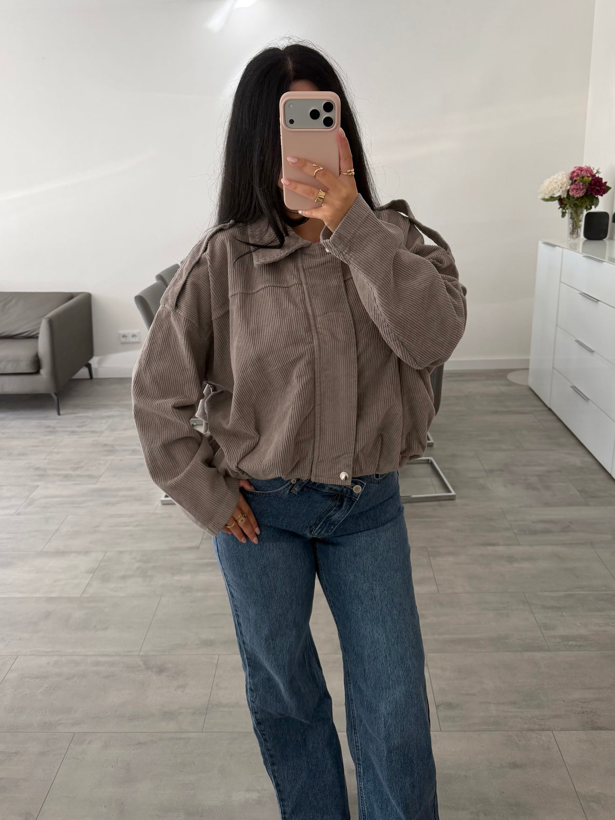 BAUMWOLL-CORDJACKE CASSIE
