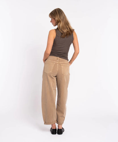 STRETCH BALLOON JEANS VALERIE CAMEL
