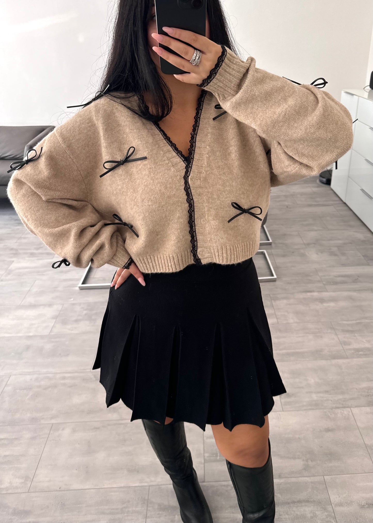 CARDIGAN CELINE TAUPE