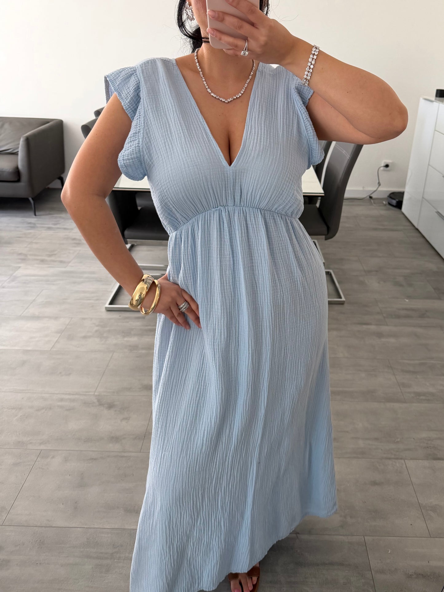 MUSSELIN KLEID MILENA – Musselin Mode Miss Nova