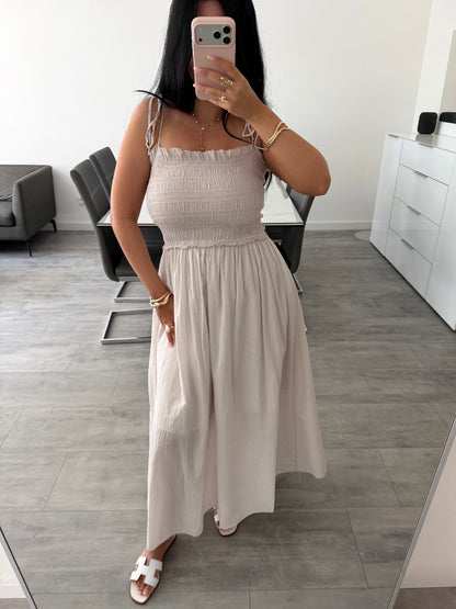 BAUMWOLLKLEID COSIMA MIT VERSTELLBAREN TRÄGERN