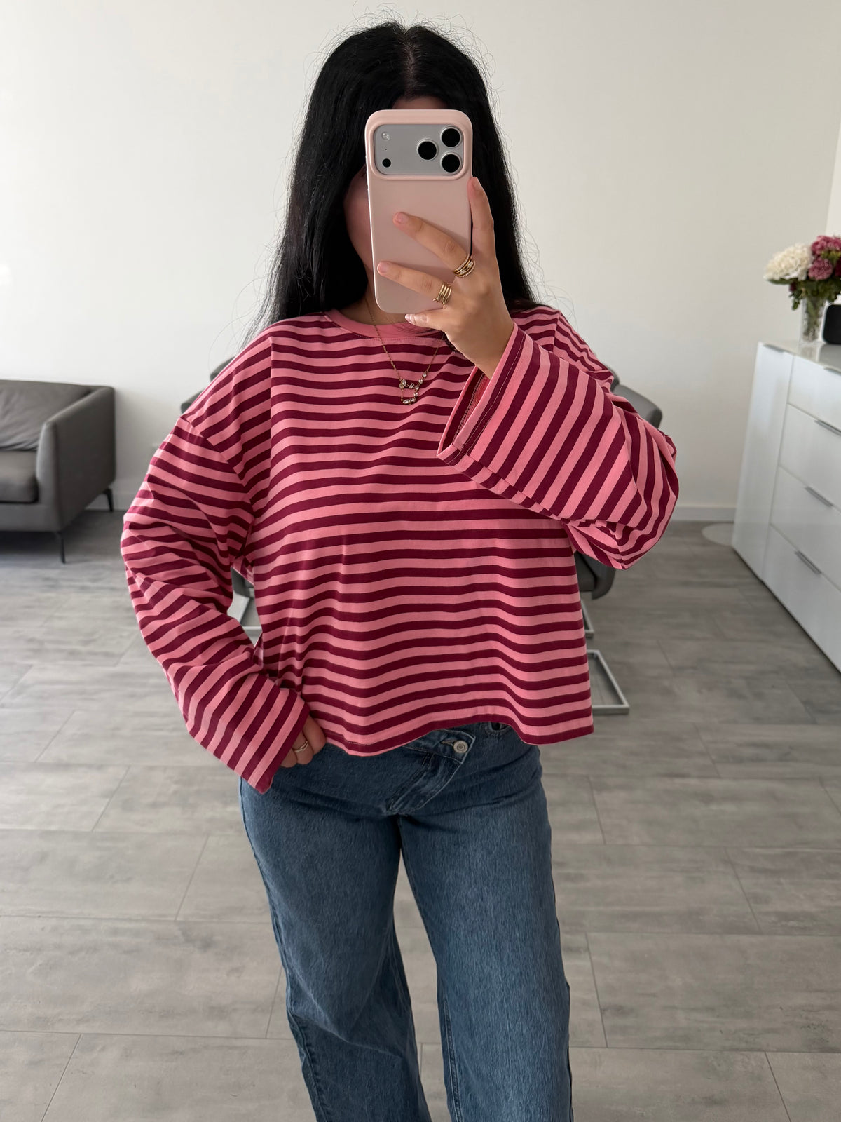 STRIPED COTTON LONGSLEEVE RUMI