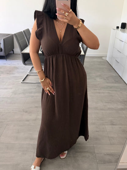 MUSSELIN KLEID MILENA