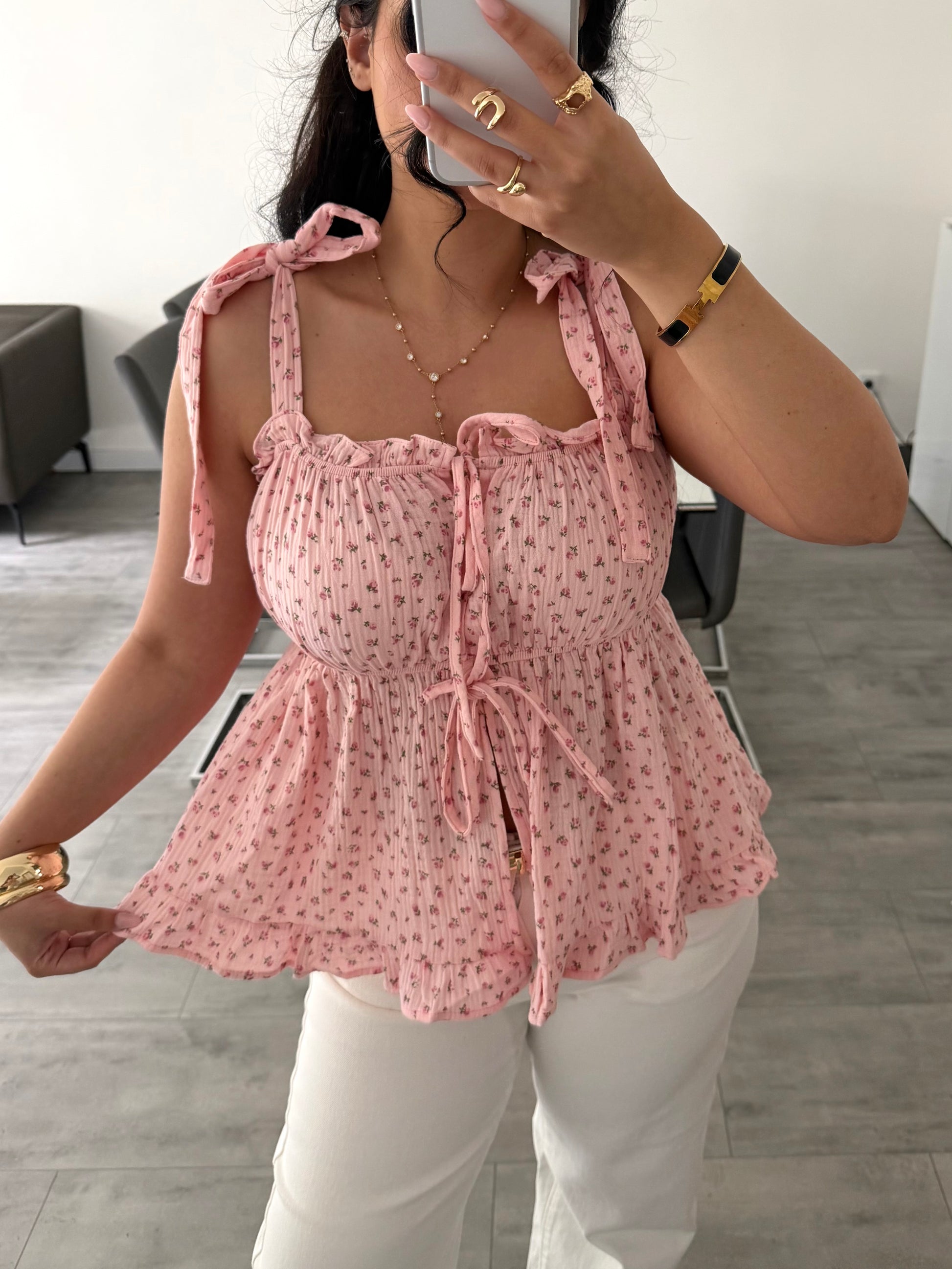 MUSSELIN TOP SOMMERBLÜTE – Musselin Damenmode bei Miss Nova