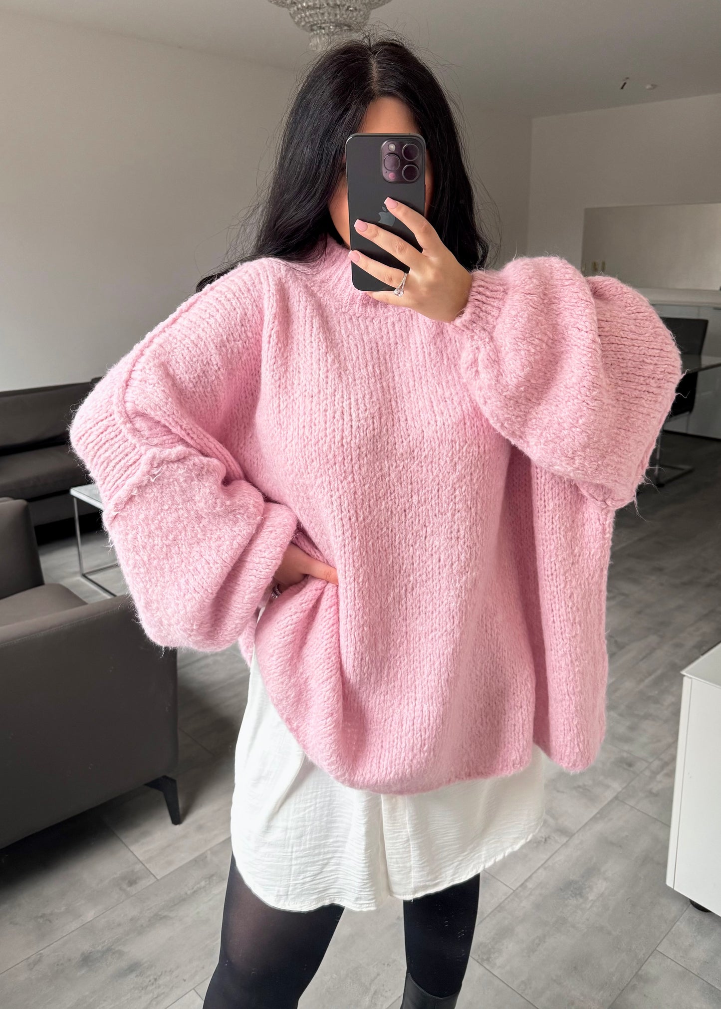 OVERSIZE PULLOVER FIONA ROSA