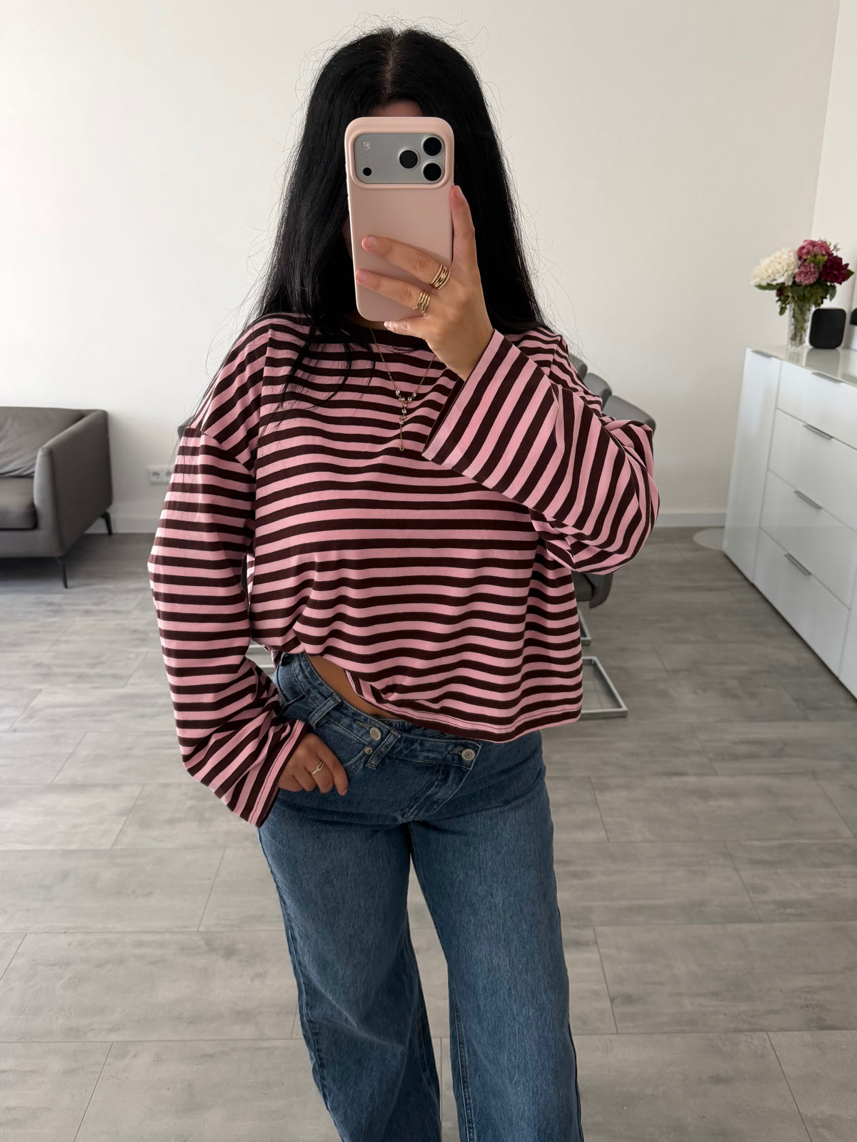 STRIPED COTTON LONGSLEEVE RUMI