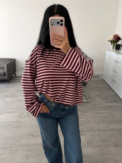 STRIPED COTTON LONGSLEEVE RUMI