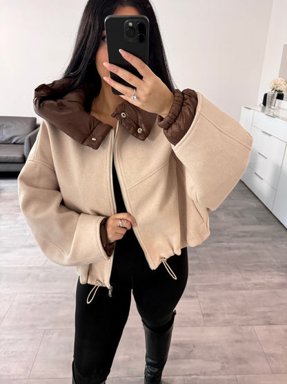 JACKE ELİN CREAM BEIGE