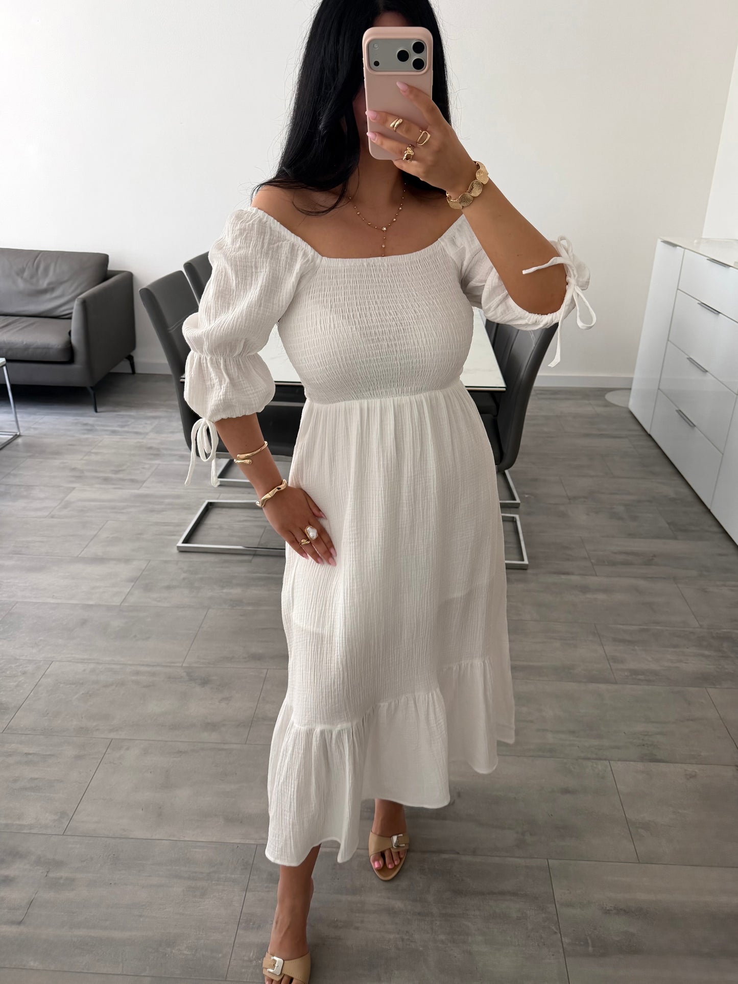 MUSSELIN KLEID HELEN