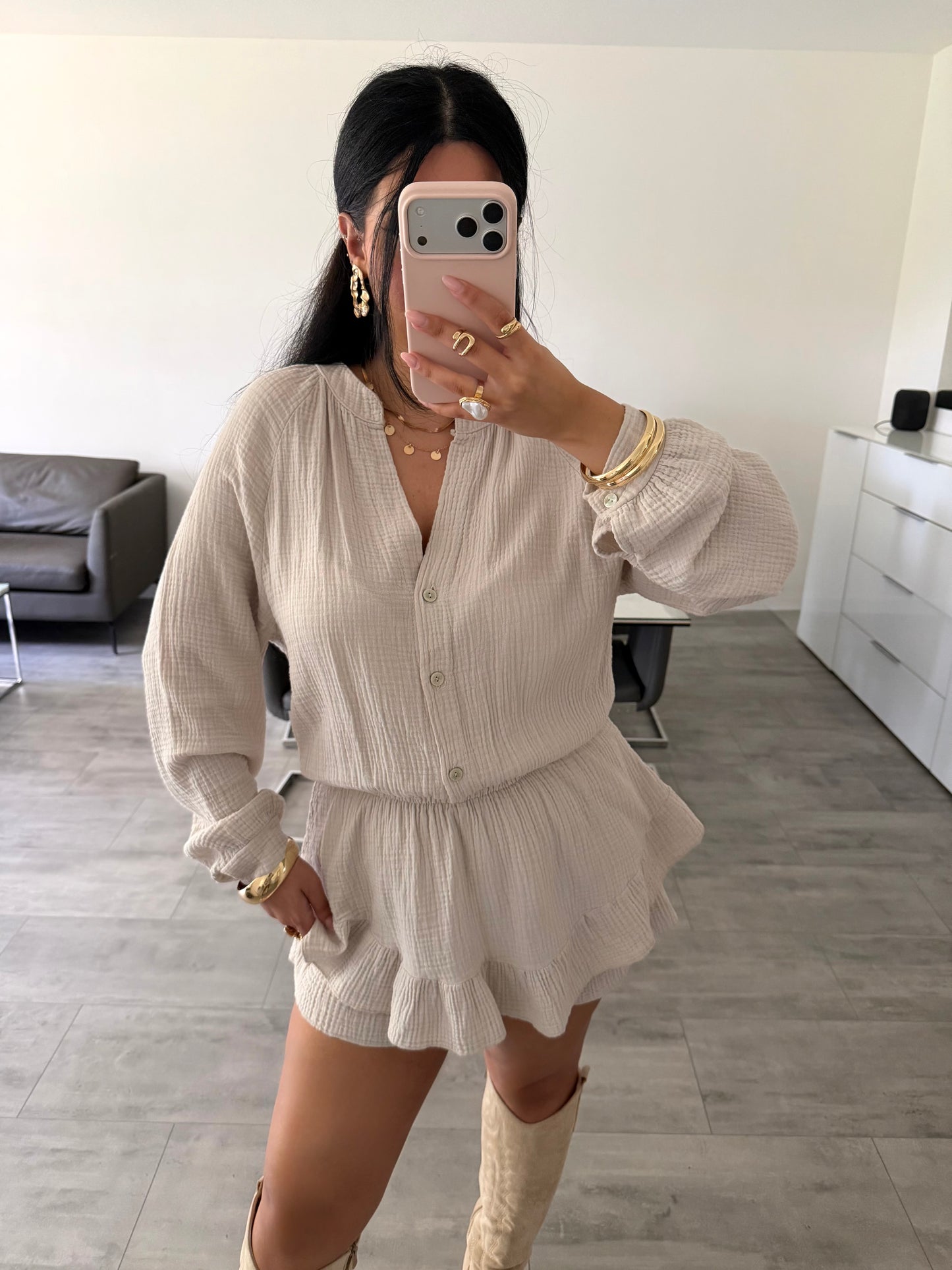 MUSSELIN JUMPSUIT JILL