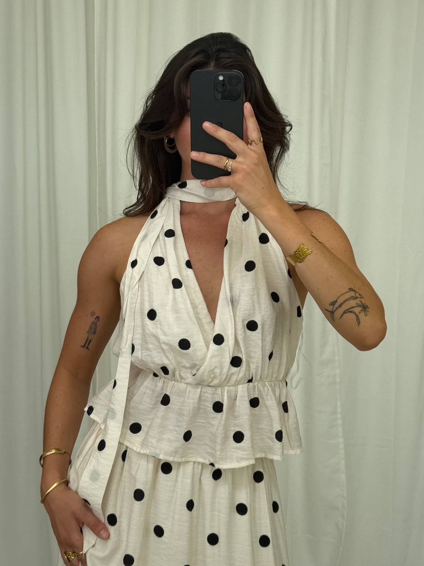 MAXI SET ZWEITEILER POLKA DOTS – Damenset bei Missnova