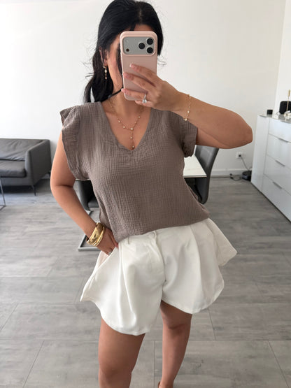 MUSSELIN TOP ESTHER – Musselin Mode Miss Nova