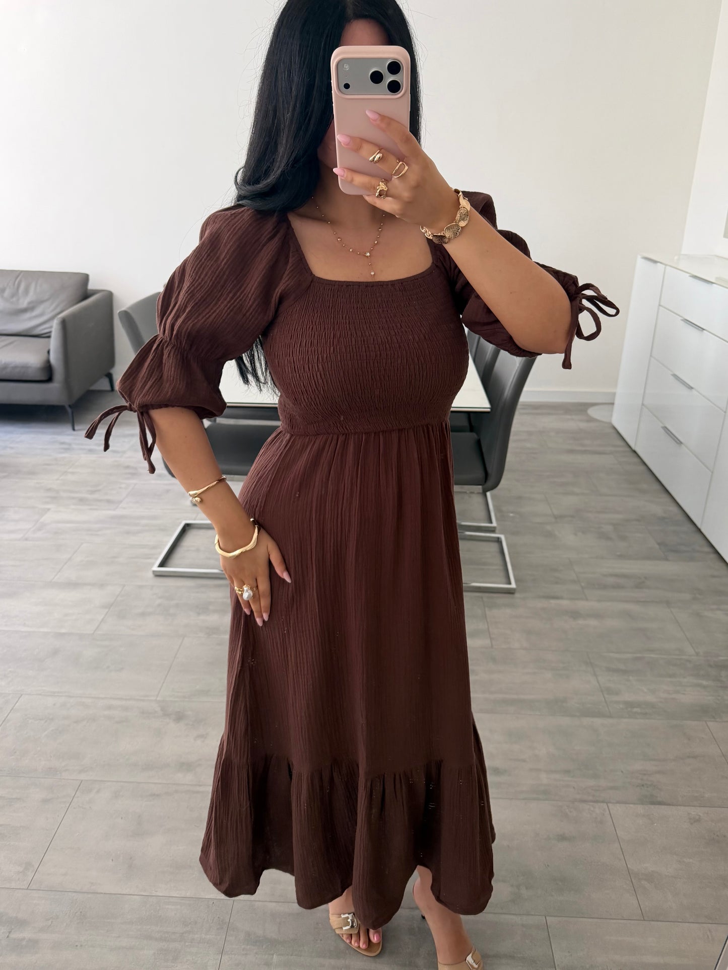 MUSSELIN KLEID HELEN